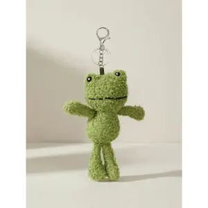 Cute Frog Design Keychain, Cute Animal Design Keychain for Women & Men, Fashion Accessories for Bag Decoration, Keychain For Bags