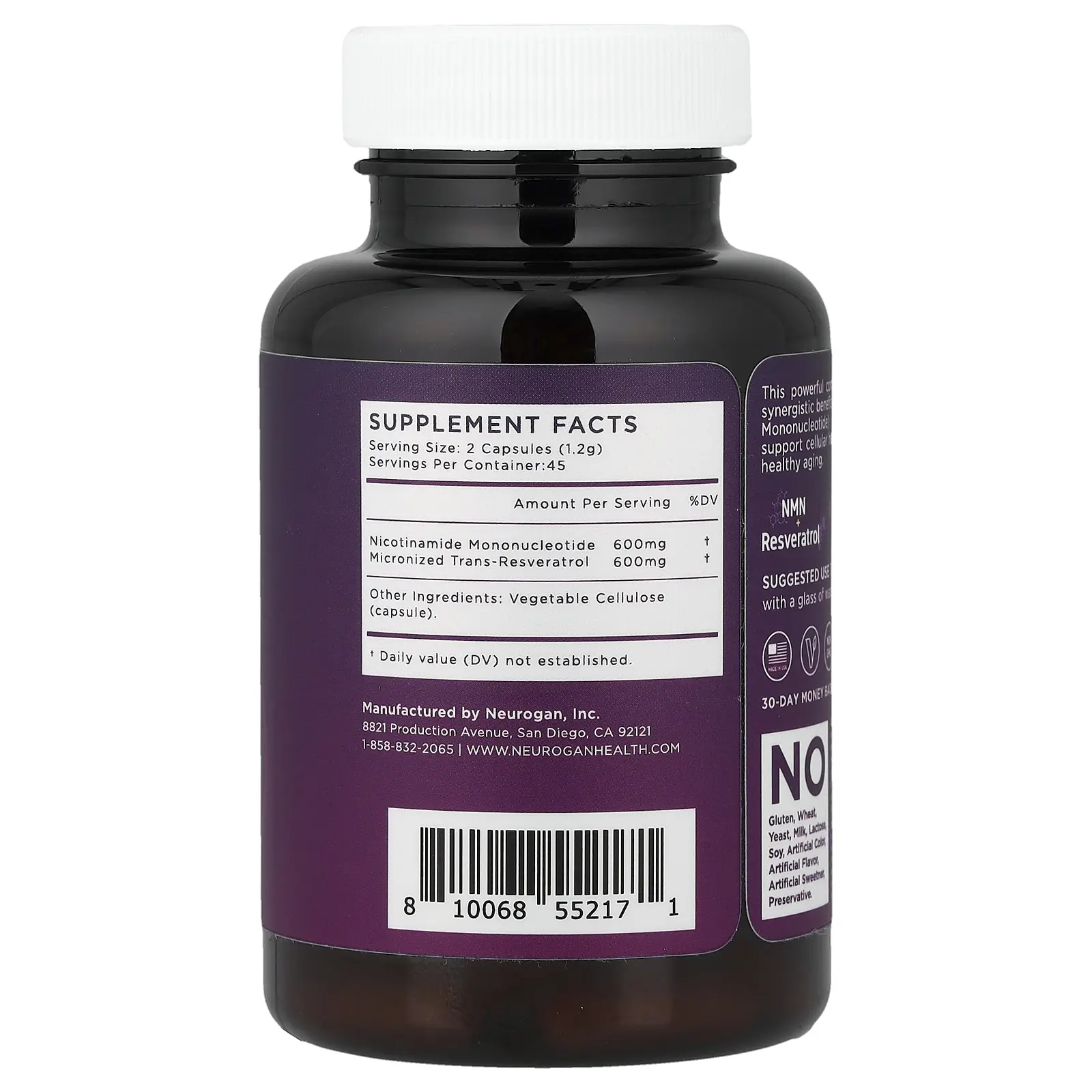 Neurogan Health NMN + RSV, 90 Vegan Capsules - TikTok Shop