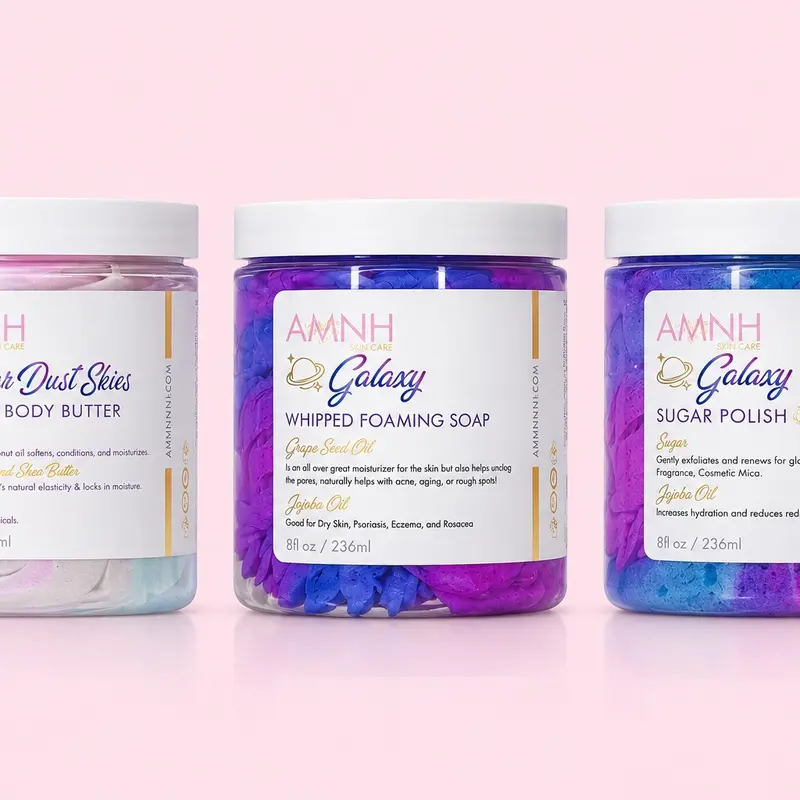 Galaxy 3-Piece Bundle (Butter, Scrub, Foaming Soap)