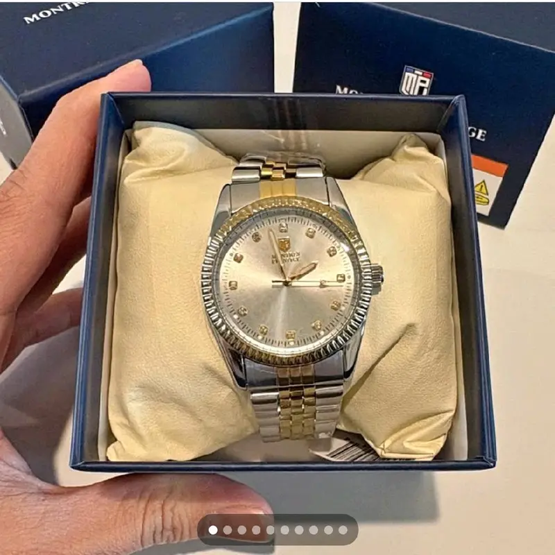 ⌚️NWT! Montres Prestige x Invicta Ladies 28mm Gold Tone Watch NEW Montres Prestige X Invicta Women main image 3