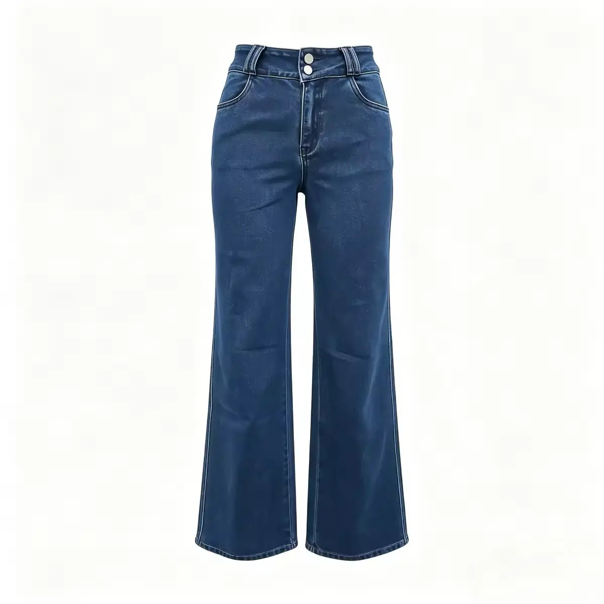 Women’s High Waisted Baggy Jeans – Stretchy Wide Leg Tummy Control Straight Leg Denim Pants Trendy Jeans for Women
