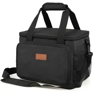 Insulated Lunch Box for Adults, Leakproof Cooler Bag with Multi Pockets, Adjustable Strap, Ideal for Work, Beach & Picnic