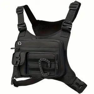 Outdoor chest bag for both men and women, tactical vest for running, cycling, EDC sports and fitness equipment