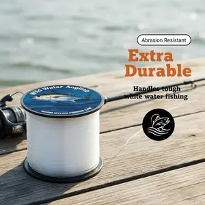 Transparent Nylon Mainline 500m/546yd Carbon Coated, Multi-Purpose Ice Fishing, Fly Fishing, Saltwater/freshwater, Sensible Casting