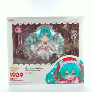 #1939 Hatsune Miku Anime Figure 15th Anniversary Strawberry Miku Action Figure #1940 PVC Collection Model Doll Toys Gift