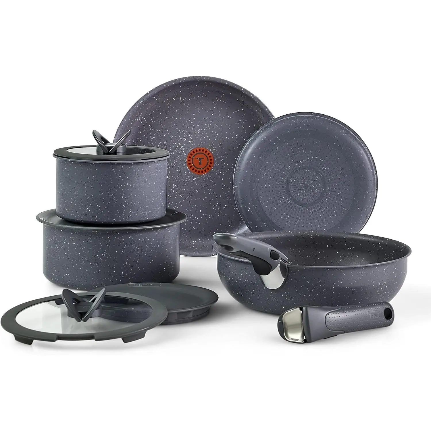 T-fal Ingenio Essentials Cookware Set with Detachable/Removable