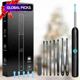 【Black Friday】Earwax Removal Kit with Camera, Portable Type-C Rechargeable Ear Pick with Cleaning Tools, Waterproof Endoscope Ear Cleaner #GLOBAL PICKS