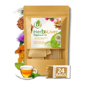 VIRAL Cardo mariano, curcuma, diente de leon, boldo & cuachalalate (Milk thistle, turmeric, dandelion, boldo & cuachalalate) 24 Tea Bags, 100% natural