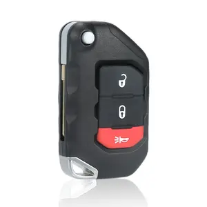 Key Fob Replacement for Jeep Wrangler 2018、2019、2020、2021、2022、2023、2024 & Jeep Gladiator 2020、2021、2022、2023、2024, 433MHz Keyless Entry Remote, 2+1 / 3+1 Button Options (OHT1130261)