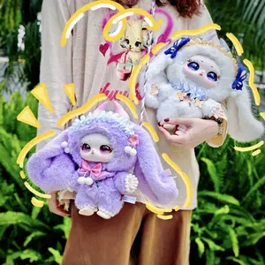 Shamali Misty Garden 400% Plush Blind Box ,Bunny Plush Dolls，Soft Furry Collectibles，Backpack or clothing decoration Stuffed Animal Stuffed Animal