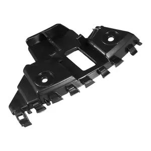 Front Bumper Bracket No.5C6807183 Left Driver Side Bumper Bracket Replacement for Volkswagen Jetta 2011-2014 Plastic Black