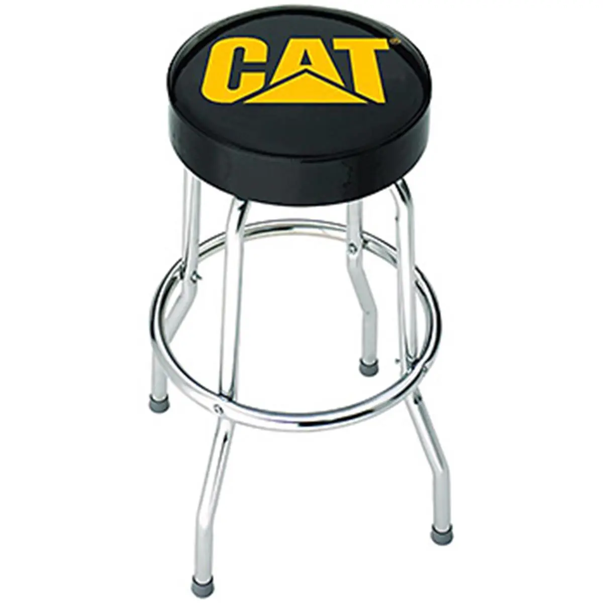 212 MAIN Cat 004776R01 Aesthetic Garage Stool - Foam, Vinyl Seat, Stylish Design, Easy Assembly for Golf Use