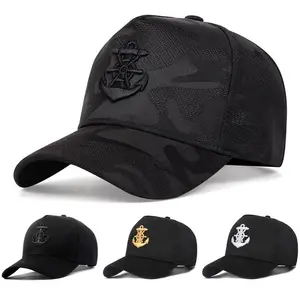 Men's Anchor Embroidered Baseball Cap Outdoor Sport Adjustable Sunscreen Leisure Hat Spring Autumn Travel Tourism Beach Vacation High Quality Unisex Fashion/Sport Product Type Baseball Cap