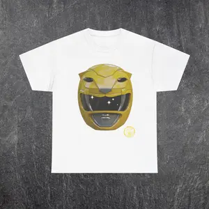 Yellow Power Ranger MMPR Tee Casual Classic