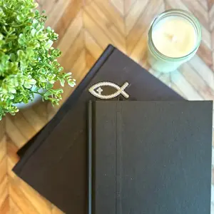 Christian Fish Embroidered Bookmark