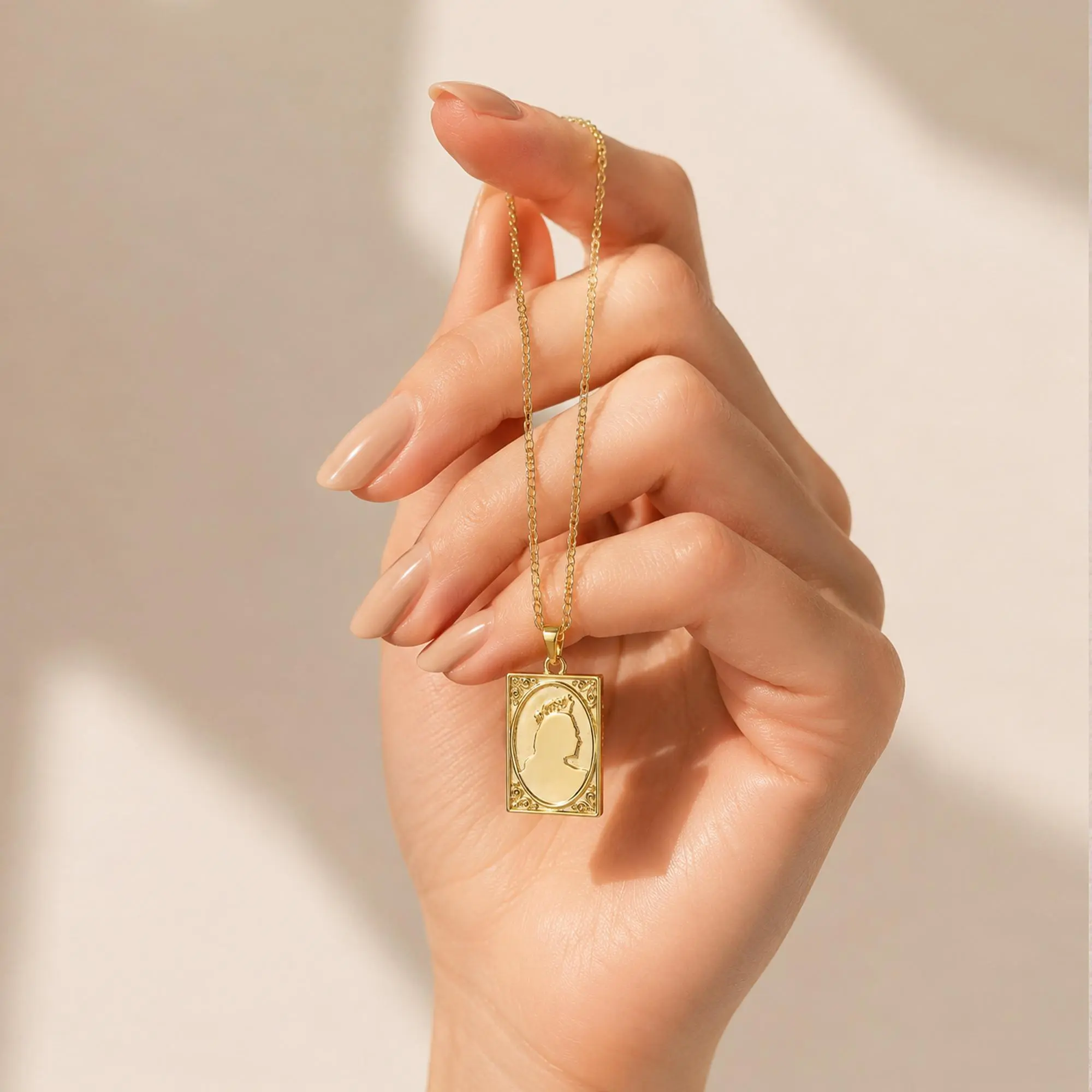 WICKEDXOUFER Glinda Pendant Stainless Steel 18K High Quality Plated Waterproof Necklace