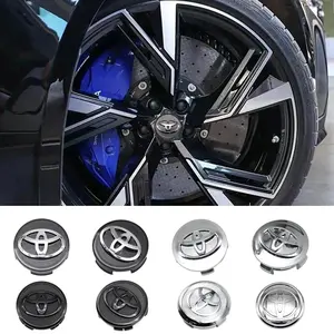 Toyota 4Pcs 57/62mm Car Wheel Center Hub Cap For Toyota Corolla C-hr Rav4 86 Avensis T25 Auris Land Cruiser Yaris Hilux Prius Camry Wheel Cover Car Accessories