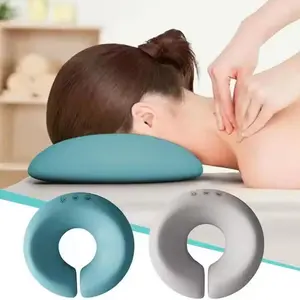 Universal Face-Down Pillow for Spa Massage Tables & Chairs - Soft Foam & Memory Foam U-Shaped Face Cushion