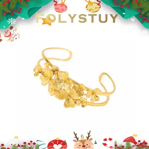 [Adjustable Flower Bangle][FOLYSTUY (YNT04)]Flower Bangle Fashion Simple Design for Women & Men, Unisex, Fashion Trends