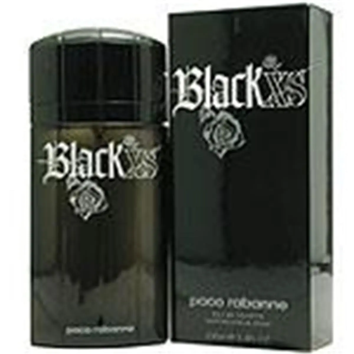 Paco Rabanne Black XS Men's Eau de Toilette - 3.4 fl oz Cologne Fragrance Spray, Spicy Cinnamon & Citrus Notes, 3 to 3.9 fl oz Men's Cologne, Fragrances Perfumes