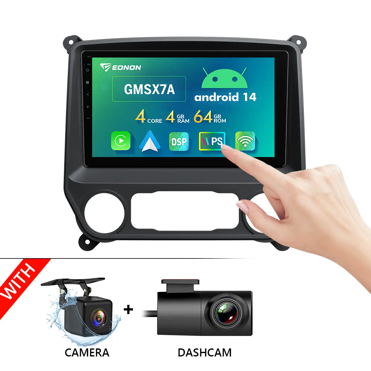 GMSX7A+DashCam+Backup Cam