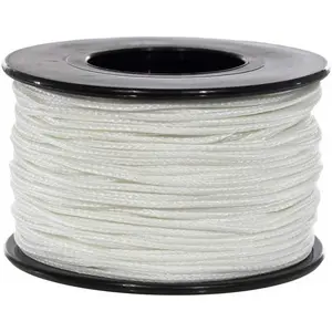 Glow in The Dark or Reflective Micro Cord Multiple Color Options 1.18mm Diameter 125 Feet Spool of Braided Cord