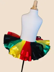 Juneteenth Ribbon Trim Tutu