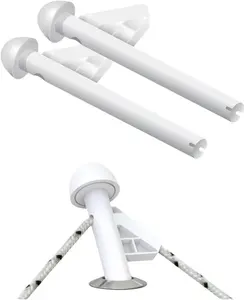 DL Fender 2 Pack Rod Holder for Boat Fenders - Effortless Fender Management with Versatile Boat Docking Tool - Multifunctional Fender Adjuster Holder Also Doubles as Boarding and Exiting Handle