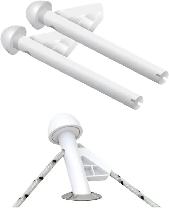 DL Fender 2 Pack Rod Holder for Boat Fenders - Effortless Fender Management with Versatile Boat Docking Tool - Multifunctional Fender Adjuster Holder Also Doubles as Boarding and Exiting Handle