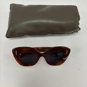 Pre-owned W26042547 Loewe Sunglasses Tortoise Frame