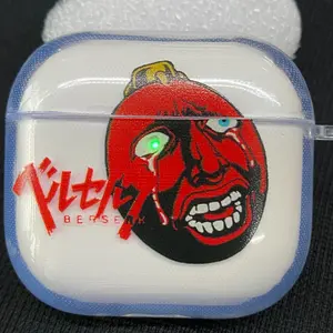 Behelit Earphone Case -Berserk Guts Cool Anime CharacterAirPods Case stylish Cover for AirPods 34Pro2,Otaku Accessory, Trending Gift ldea for Anime Fans Cool animecharacter design -perfect for fans & collectors