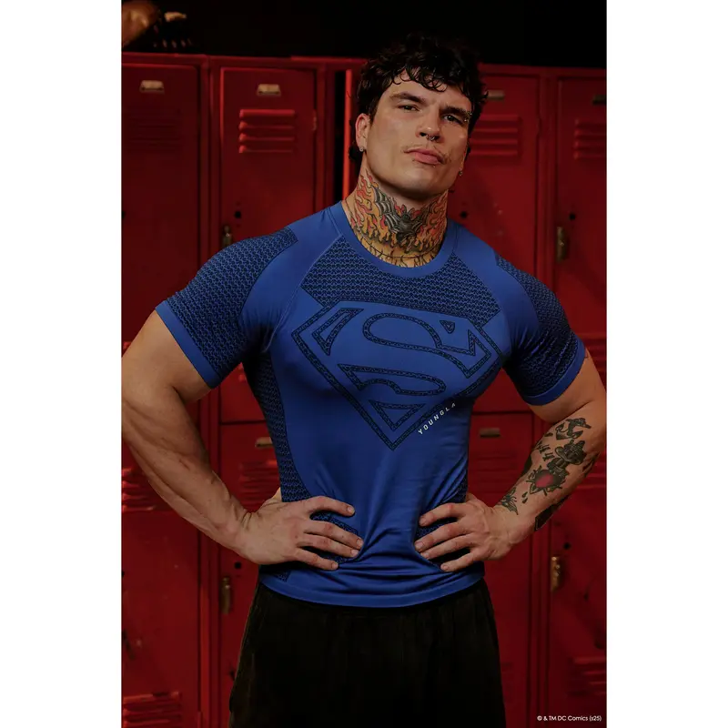 4117 - Superman Compression Tees - TikTok Shop