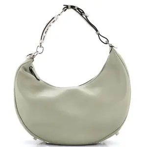 Pre-owned FENDI Leather Shoulder Bags Fendigraphy Bag Medium by Rebag
