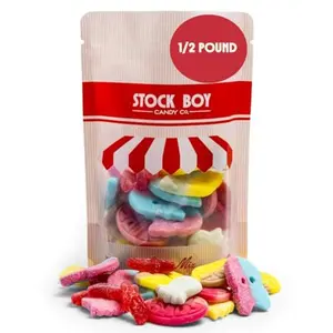 Bubs Swedish Godis Candy, 1/2 Pound Mix, Sweet and Sour, Swedish, Vegan, Stock Boy Candy Co., Imported Fresh from Sweden