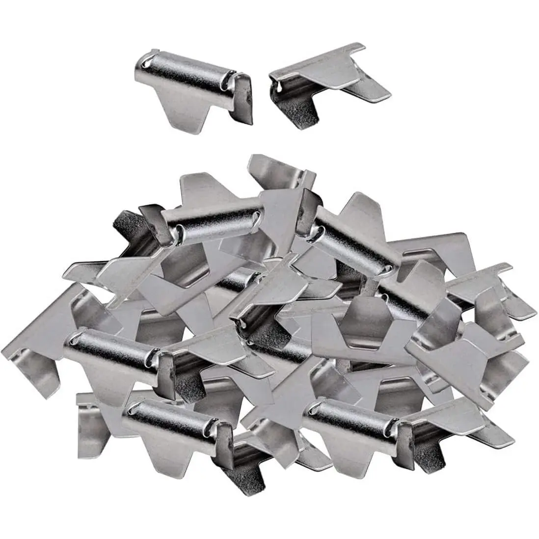 60-Pack Sofa Spring Repair Kit with 60 Upholstery Stay Wire Clips - Furniture Hardware Connectors That Connects Springing Wire to Chairs, Couches