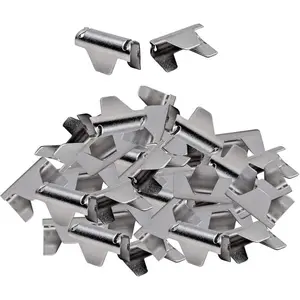 60-Pack Sofa Spring Repair Kit with Upholstery Stay Wire Clips - Furniture Hardware Connectors for Attaching Springing Wire to Chair, Couch