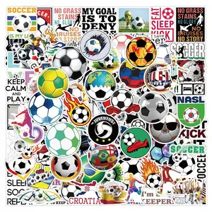 100pcs Football Stickers, 2026 World Cup Vinyl Decals, Waterproof Soccer Stickers for Laptops, Water Bottles, Phones, Notebooks, Scrapbooks