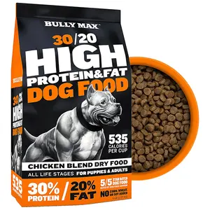 High Performance Premium Dry Dog Food for All Ages - High Protein Natural Food for Puppies & Adult Dogs, 5 lb Bag