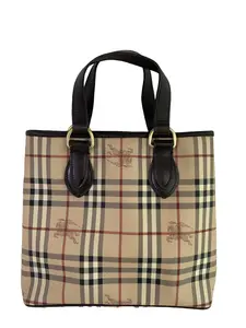 Pre-owned BURBERRY Knight Check Mini Tote Handbag/EE10719214/9214