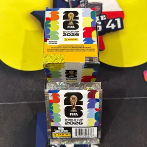 ONE PACK/UN SOBRE (7 Estampas/Stickers)- 2026 Panini World Cup "Gold" Sports Cards Pack - 1 Pack Collectible Sports Cards, Sports Cards Packs - PLEASE SEE DESCRIPTION/ POR FAVOR VER LA DESCRIPCCION