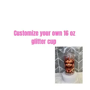 Customize your 16 oz snowglobe cup