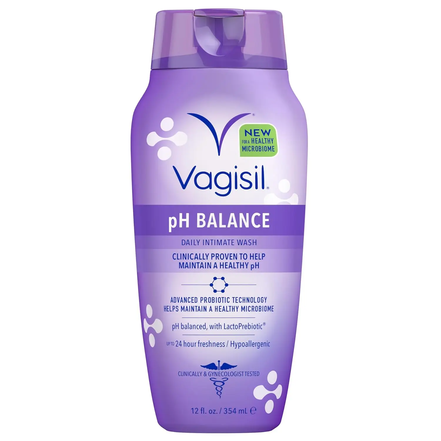 Vagisil pH Balance Feminine Wash, LactoPrebiotic,12 Fl Oz (1 Pack)