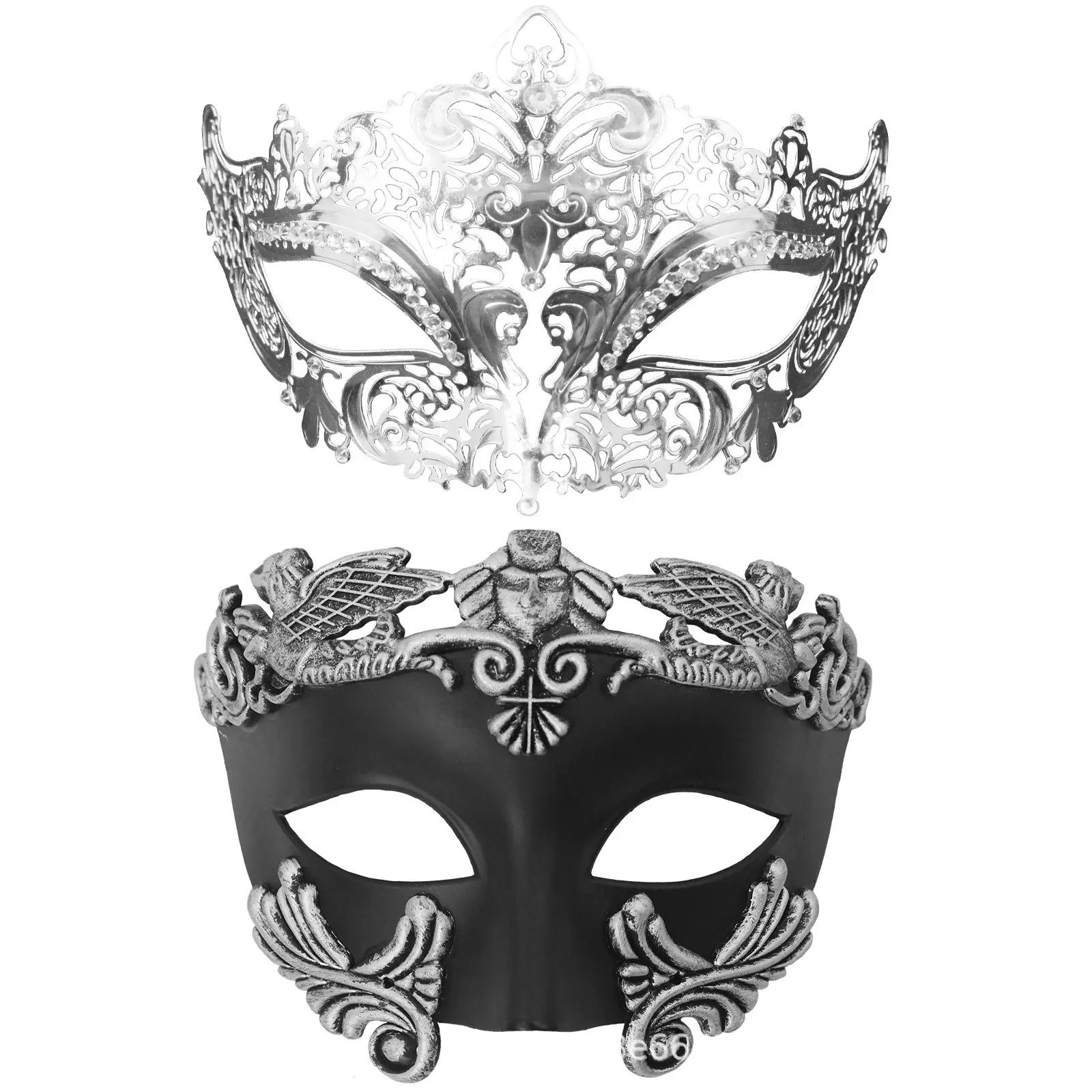 Black and silver Roman + silver arrow