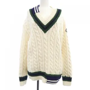 Pre-owned MONCLER Wool Small Leather Goods Genius Knit