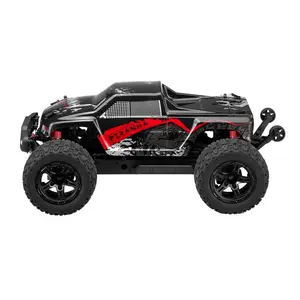 【FathersDayGift】VEVOR Remote Control Car, 1:10 Scale RC Car for Kids, All Terrain 4WD Off-Road Monster Truck with 45° Wheelie & 2 Batteries, 38 km/h High Speed Hobby Racing Car - Ideal Gift for 8+ Years Kids, IPX4