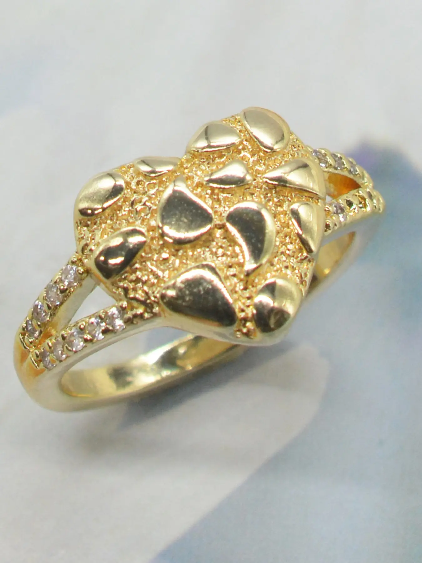 Women's Heart Design Ring, Vintage Elegant Style Daily Wear & Party Accessory, Perfect Gift for Anniversary Birthday Engagement Christmas Valentine's Day