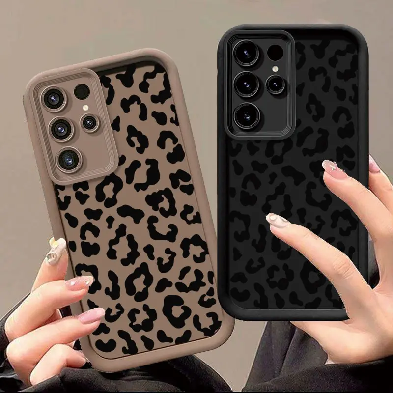 Phone case: Minimalist Leopard Print Case Compatible with  17,17AIR,17PRO,17PROMAX,16,16Plus,16Pro,16ProMax,15,15Plus,15Pro,15ProMax,14,14 Plus,14Pro,14ProMax,13,13Pro,13ProMax,16E,17E,12MINI,13MINI,12,12Pro, Transparent Shockproof Full-Body Phone Cover,,