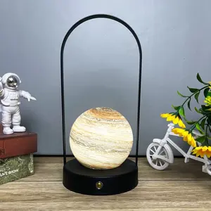 Starry Atmosphere Bedside Lamp, Galaxy LED Night Light, Portable Starry Bedroom Lamp, Illusion Lamp, Trendy Gift, Small Night Light