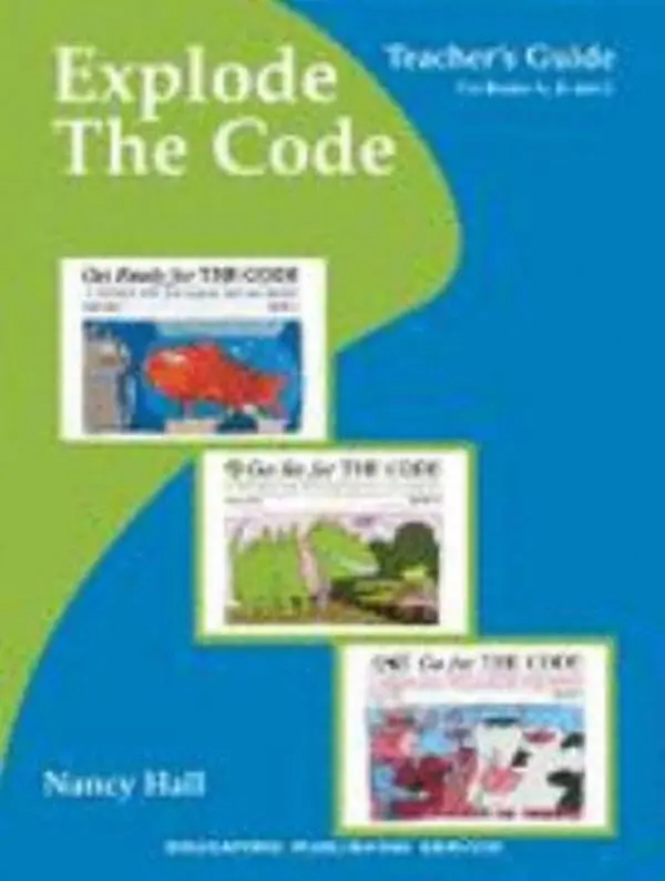 USED Book - Explode The Code : Teachers Guide for Books, A,B,C by Nancy Hall (Paperback) - english