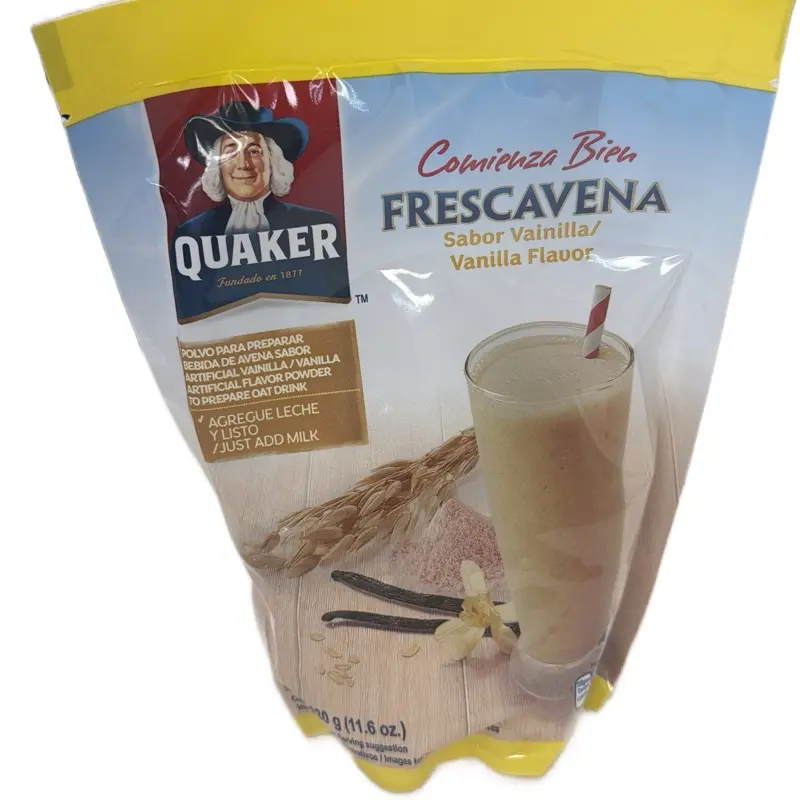 2 Bolsas Quaker Frescavena Sabor Vainilla 330g 2 Bolsas Quaker Frescavena Sabor Vainilla 330g